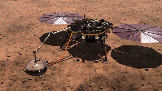 Sonda InSight a detectat primele cutremure de pe Marte
