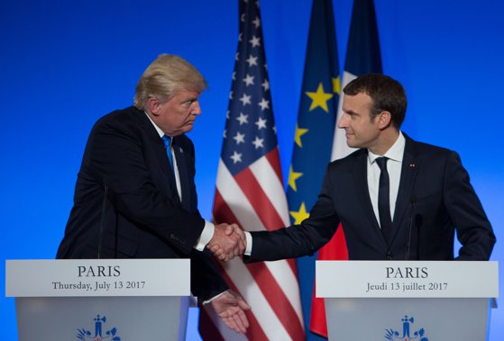 Macron şi Trump cooperează pentru soluţionarea crizei din Siria şi pentru contracararea epidemiei de coronavirus