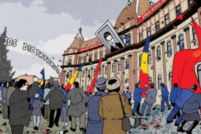 Revoluţia din 1989 pe înţelesul tuturor. BD Historia, un proiect vizual care aduce istoria României mai aproape de tineri