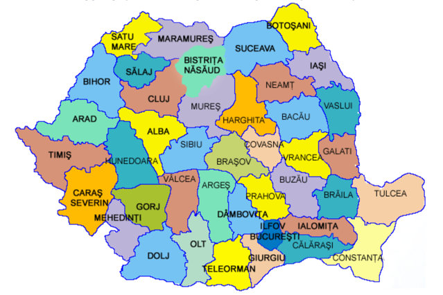 COVID-19: Harta zonelor de risc din România. Încă un judeţ intră în scenariul roşu. 16 judeţe, în zona verde