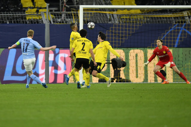 „Cetăţenii” sunt în semifinalele Ligii Campionilor după ce au învins Borussia Dortmund cu 2-1