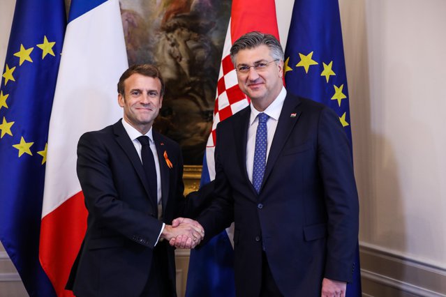 Emmanuel Macron susţine admiterea Croaţiei în Schengen, dar vrea reformarea spaţiului UE de liberă circulaţie