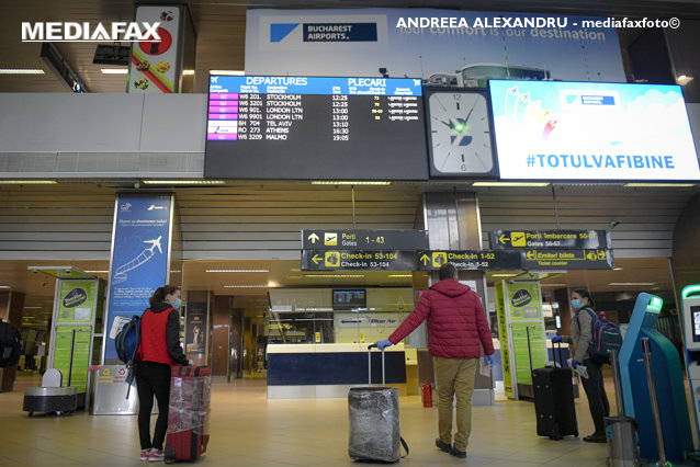 Aproape 60 de curse întârziate joi pe Aeroportul „Henri Coandă” din Bucureşti