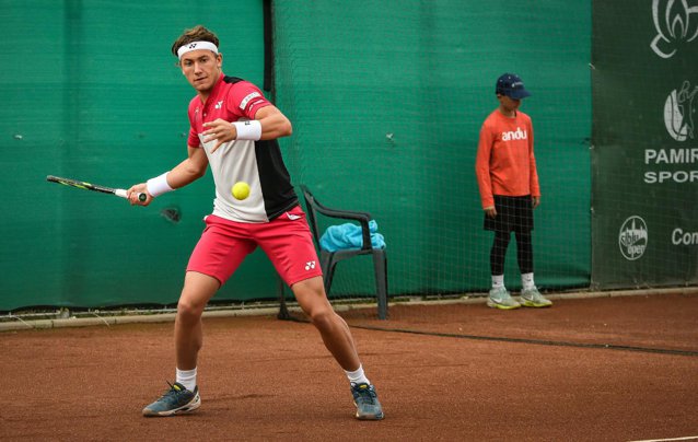 Casper Ruud a fost în România. Finalistul de la Roland Garros a jucat pe un teren pe care a călcat şi preşedintele României