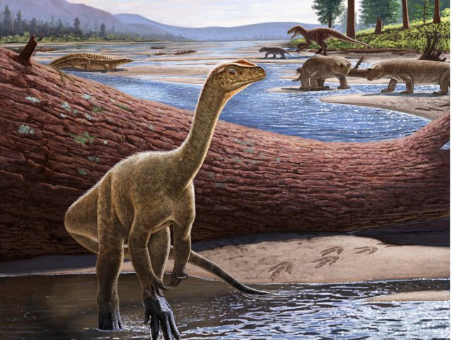 Cel mai vechi dinozaur din Africa a fost găsit în Zimbabwe. Are peste 230 de milioane de ani