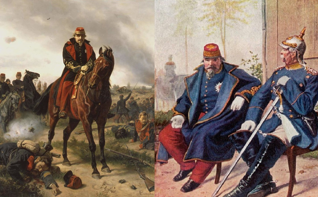 1 septembrie 1870 – Francezii pierd bătălia de la Sedan împotriva Prusiei lui Otto von Bismark. Napoleon al III-lea este capturat