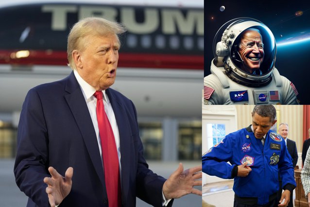 Inteligenţa Artificială duce comedia la un nou nivel: Trump, Biden şi Obama călătoresc în spaţiu