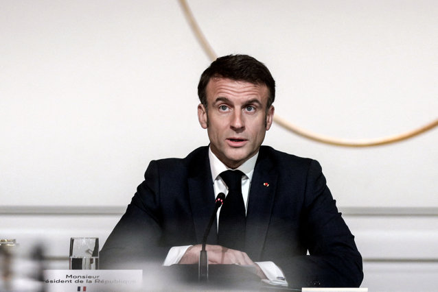 Macron afirmă că şi-a “cântărit şi măsurat” cuvintele când a vorbit despre o eventuală trimitere de trupe în Ucraina