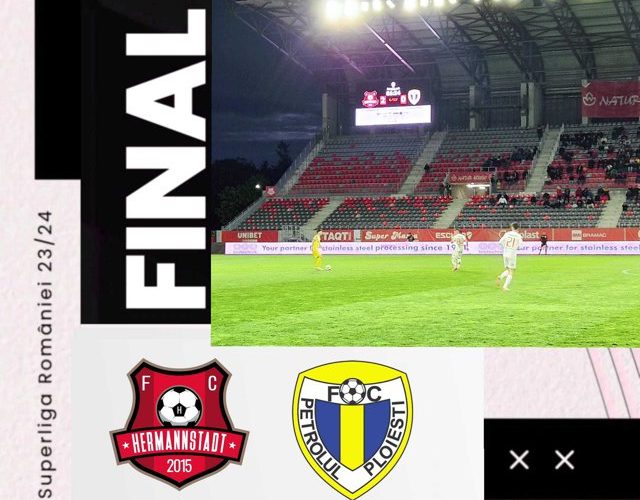 FC Hermannstadt învinge cu 2-0 pe Petrolul Ploieşti şi se pune la adăpost de retrogradare