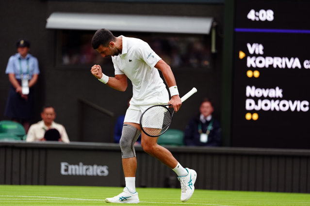Djokovic trece uşor de Kopriva şi ajunge în turul doi la Wimbledon