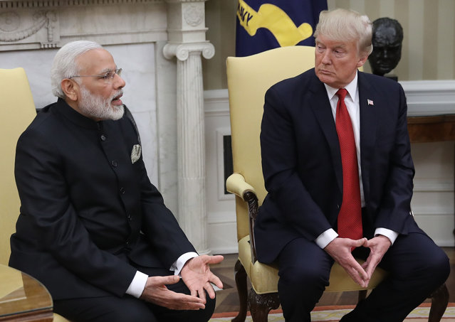 Donald Trump anunţă că se va întâlni cu premierul indian Narendra Modi săptămâna viitoare