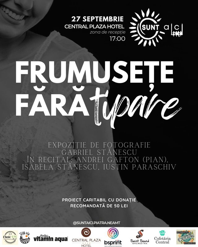 Expoziţia „Frumuseţe fără tipare” adună fonduri pentru Roxana