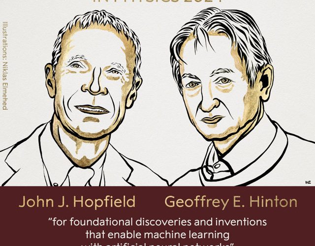 „Naşul A.I”, Geoffrey Hinton, şi John Hopfield au câştigat premiul Nobel pentru fizică 2024 pentru „descoperirile lor fundamentale” care permit învăţarea automată cu ajutorul reţelelor neuronale artificiale