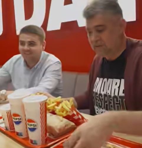 Premierul Marcel Ciolacu s-a dus la fast-food şi a comandat dublu cheeseburger