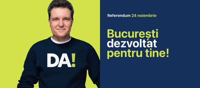 Calendarul referendumului local, aprobat de Nicuşor Dan