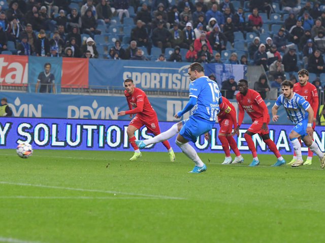 Craiova a prins roşu în obraji, după 3-1 cu Hermannstadt