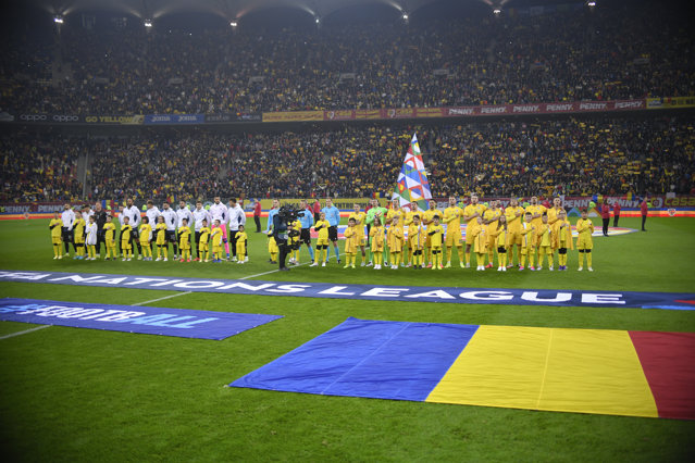 Liga Naţiunilor: România - Kosovo 0-0. Meciul este întrerupt. Jucătorii naţionalei Kosovo au părăsit terenul în minutele de prelungire