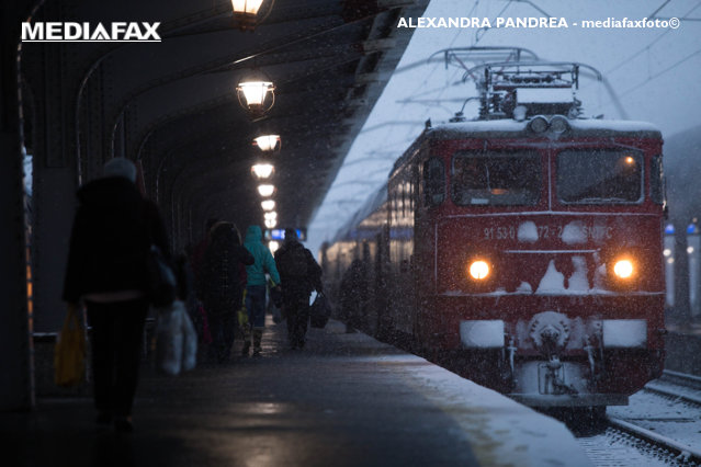 Trafic feroviar perturbat de condiţiile meteo nefavorabile. Care sunt judeţele afectate