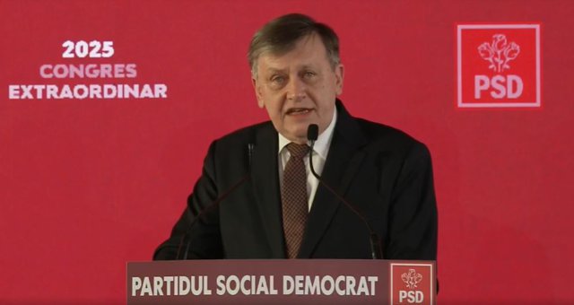 Congresul social-democraţilor a validat candidatura lui Crin Antonescu la prezidenţiale