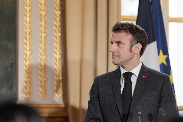 Macron spune că numai preşedintele ucrainean Zelenski poate negocia pacea pentru ţara sa