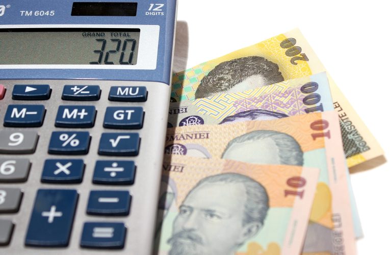 Câştigul salarial mediu net a crescut cu 23 lei în februarie faţă de luna ianuarie