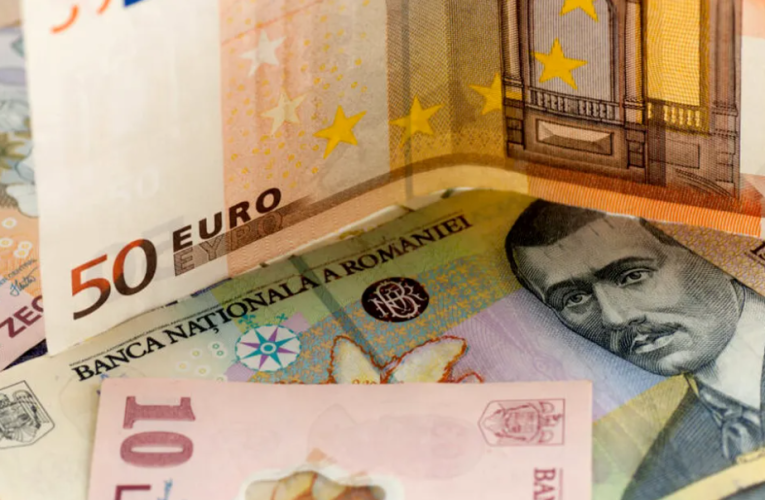 Leul se apreciază ușor față de ziua precedentă. Curs euro-leu