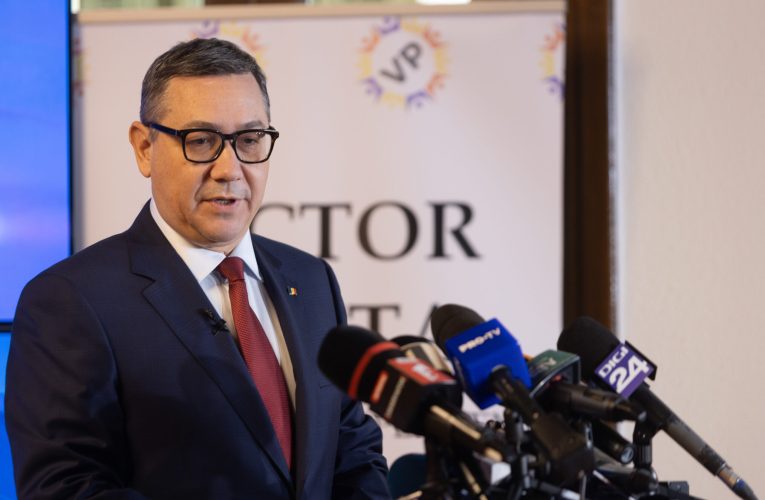 Ponta: Nu m-am întâlnit niciodată cu Nicușor Dan, cu excepția dezbaterii de la TVR