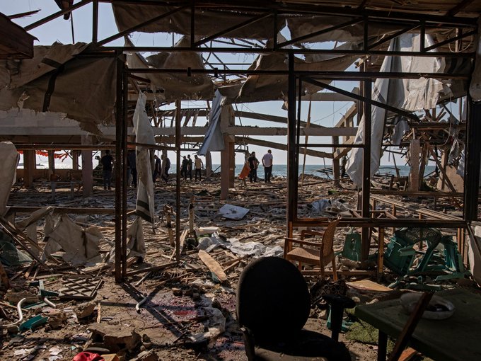 67 de persoane au fost ucise în Gaza în urma unui atac al forţelor israeliene asupra unei cafenele