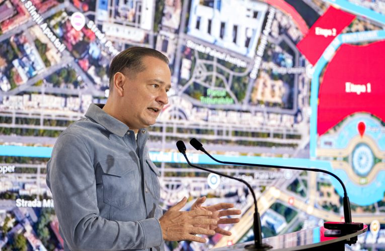Daniel Băluţă announces the start of works on the Unirii Floor and detours for cars