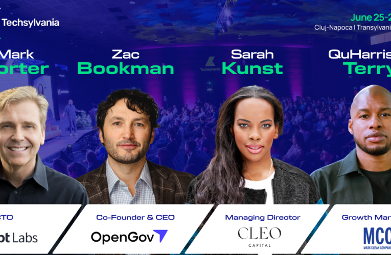 Revolut, Fitbit, GitHub, TikTok, OpenGov, Grab, Google, si multi altii vin la Techsylvania – cel mai important eveniment de business și tehnologie din Europa de Est