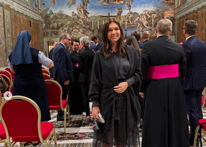 Simona Halep s-a întâlnit cu Papa Leon al XIV-lea la Vatican: „Un moment care va rămâne întipărit în inima mea”