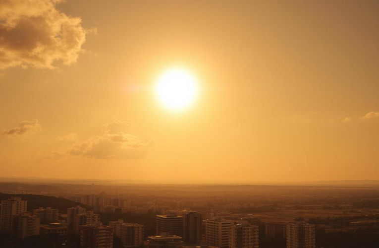 ANM emite cod galben de temperaturi extreme. Caniculă în vestul și sud-vestul țării