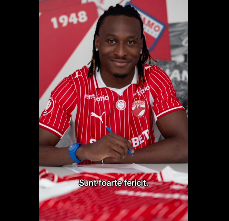 Dinamo a prezentat oficial transferul atacantului francez Mamoudou Karamoko