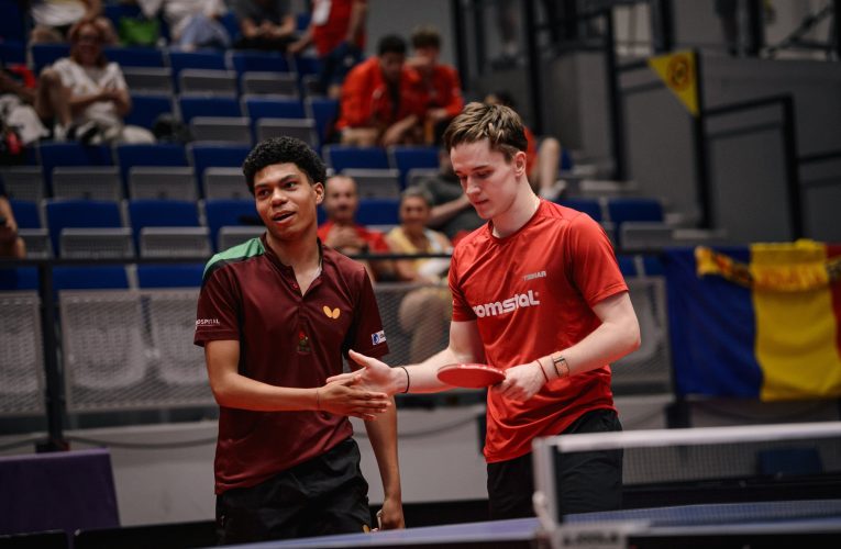 Iulian Chiriţa şi Tiago Abiodun, campioni europeni la U19 dublu masculin la tenis de masă
