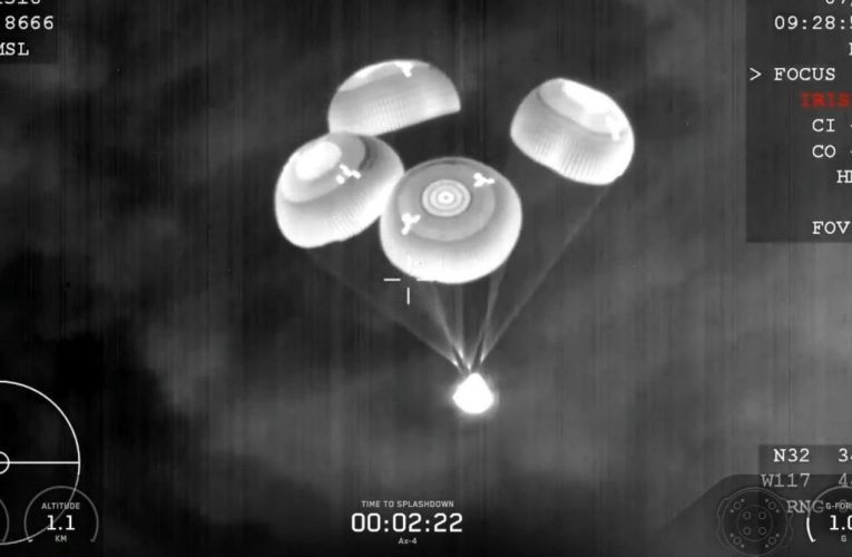 O misiune privată în spațiu s-a încheiat cu o amerizare în Oceanul Pacific. Astronauții erau din India, Polonia și Ungaria