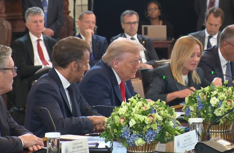 Donald Trump la întâlnirea cu liderii europeni: Toată lumea lucrează pentru același obiectiv