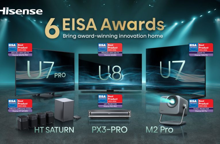Hisense cucerește scena internațională cu șase premii EISA pentru inovație și performanță în imagine și sunet
