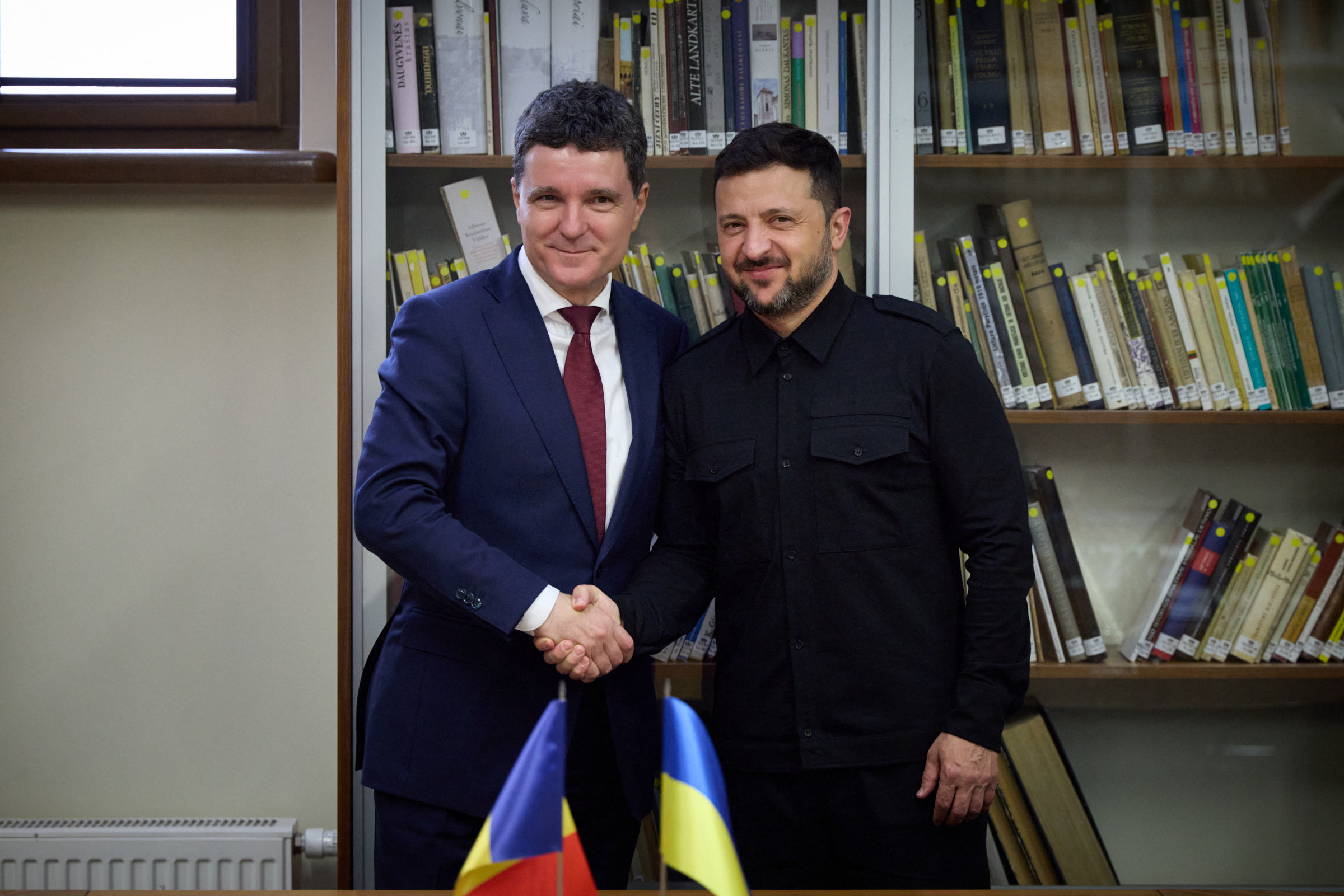 Nicușor Dan, discuție cu Zelenski: Pacea nu se poate construi fără Ucraina