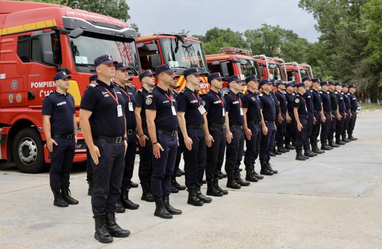 Pompierii români intervin în forță în Grecia. Luptă cu flăcările în regiunea Attica