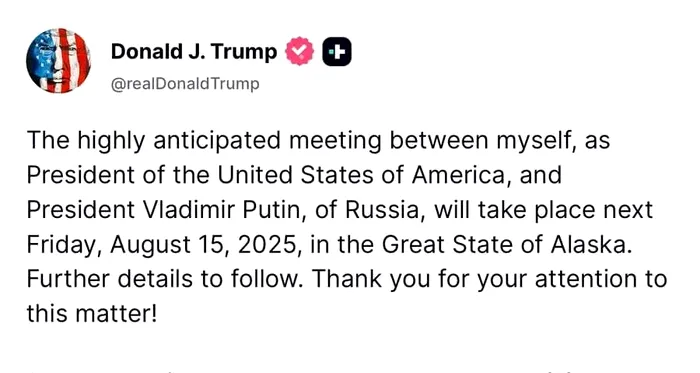 Trump anunţă data şi locul întâlnirii istorice cu Putin, cu Ucraina pe masa negocierilor