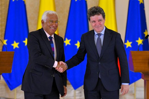Nicuşor Dan și preşedintele Consiliului European, António Costa, discuții la Cotroceni despre securitate, bugetul UE și Republica Moldova