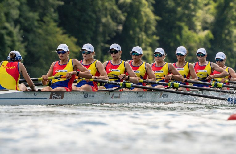 Nouă medalii, dintre care șase de aur, pentru România la CE de Canotaj U23