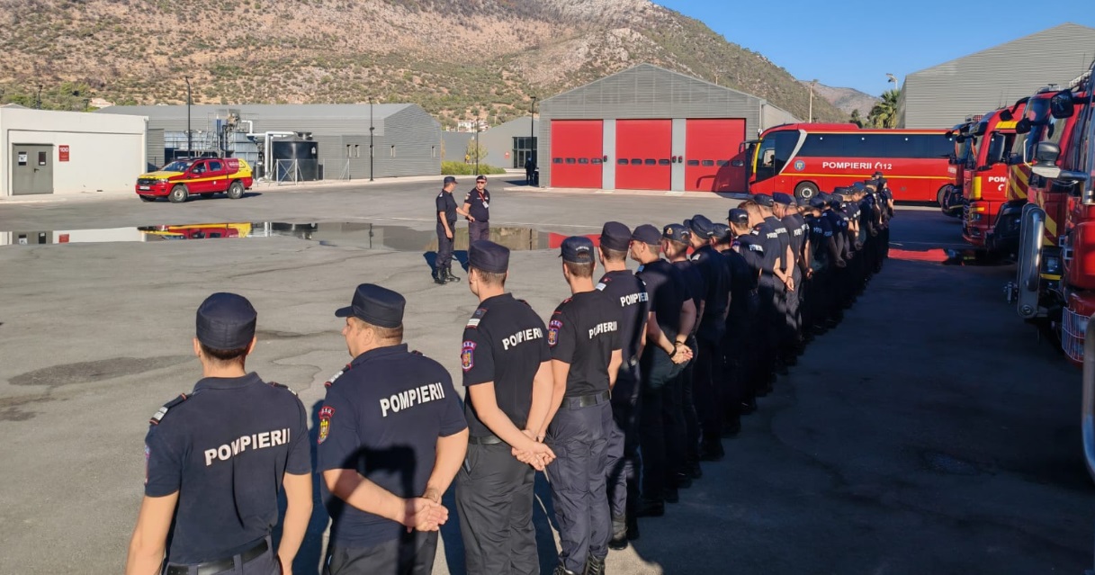 Pompierii români și-au încheiat cu succes misiunea de sprijin în Grecia și au revenit în țară