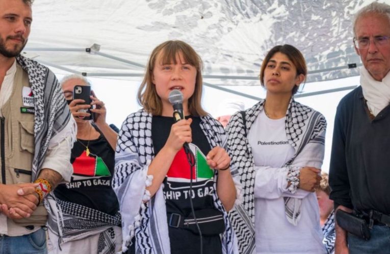 Forțele israeliene au urcat la bordul flotilei pe care se află Greta Thunberg, susțin activiștii 