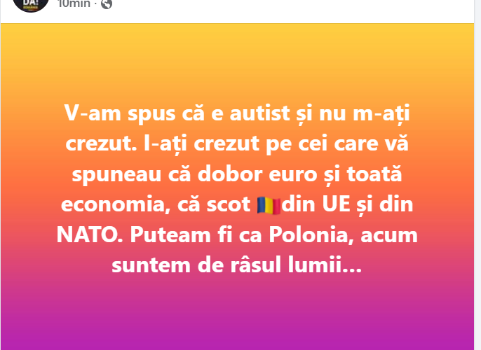 George Simion îl atacă dur pe Nicușor Dan: „V-am spus că e autist și nu m-ați crezut”