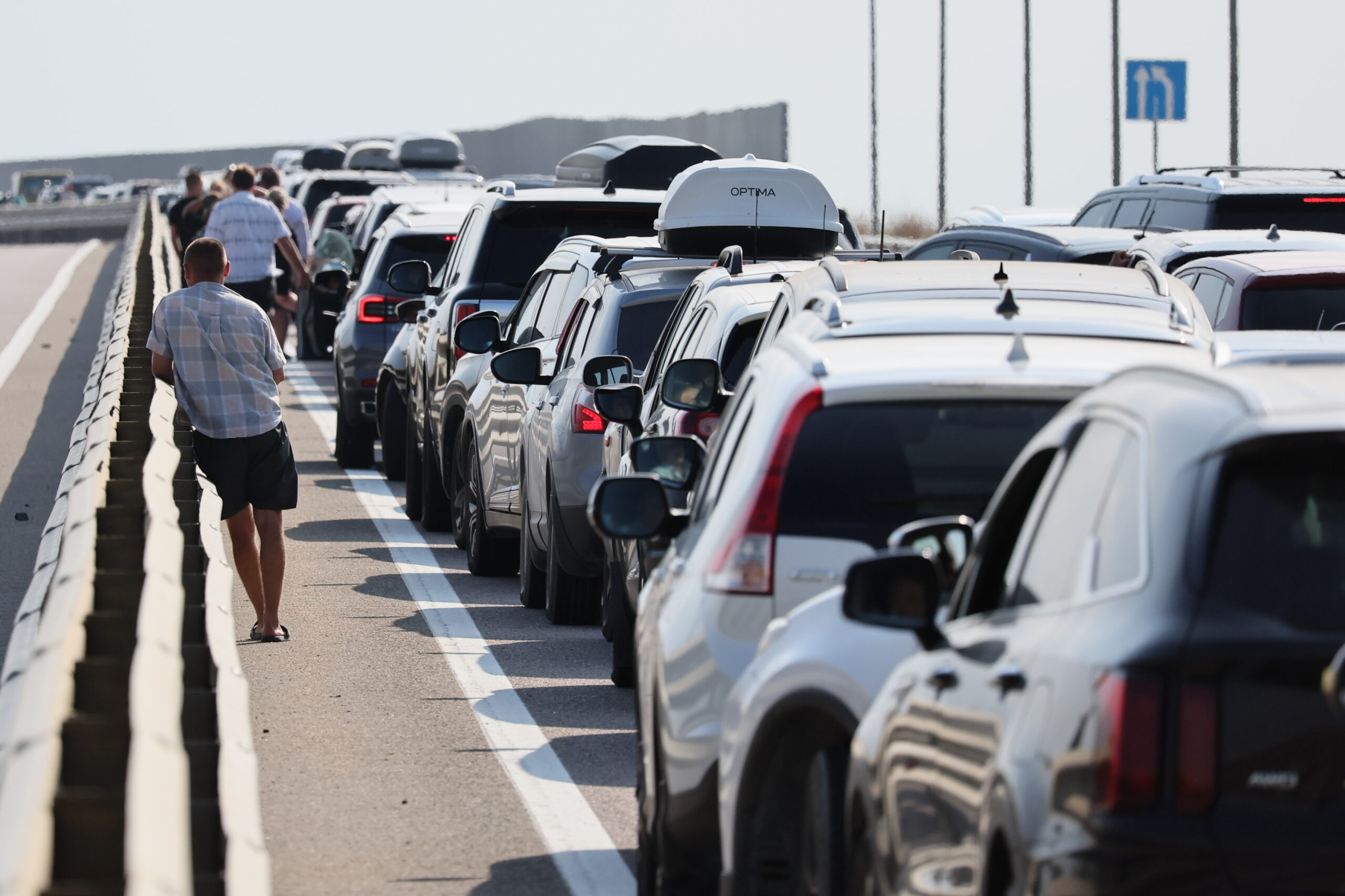 INFOTRAFIC: Coloană de 2 kilometri spre Capitală din cauza unui accident pe Autostrada A3 în zona Voluntari