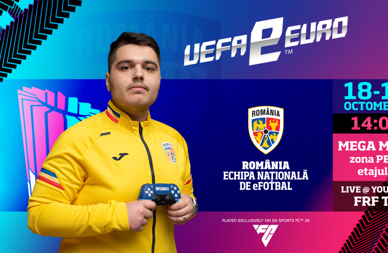 Naționala României de eFotbal debutează în calificările pentru UEFA eEURO 2025