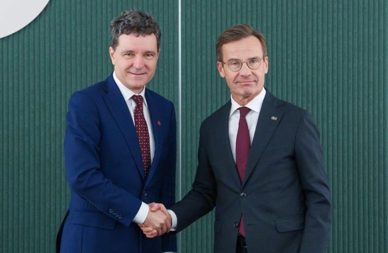 Nicuşor Dan a discutat cu premierul Suediei pe teme economice şi de securitate