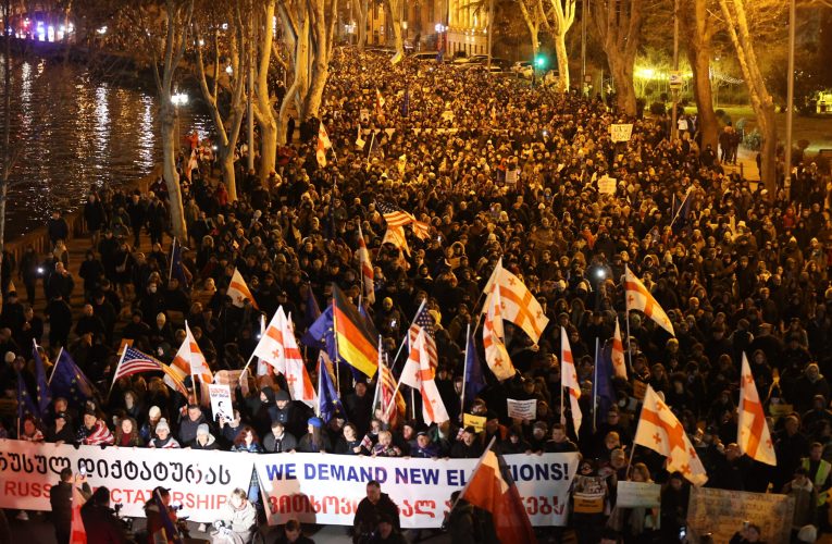 Partidul de guvernământ din Georgia a cerut interzicerea principalelor formațiuni de opoziție