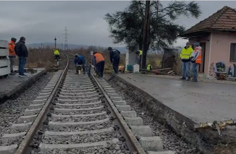 Circulația redeschisă pe DN73 între Râșnov și Cristian după 38 de ore de lucrări la trecerea la nivel cu calea ferată
